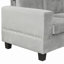 Canapé modulaire de 105 po avec repose-pieds avec rangement, canapé avec 2 coussins et porte-gobelets, canapé modulaire avec méridienne réversible pour le salon