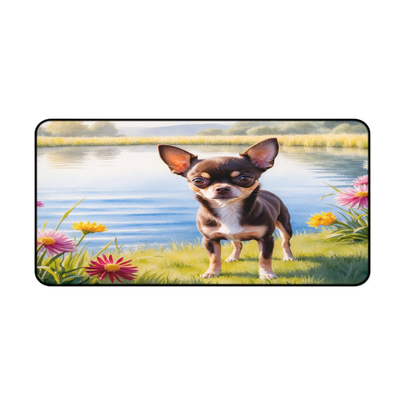Polyester Desk Pad, 14.4x12.1