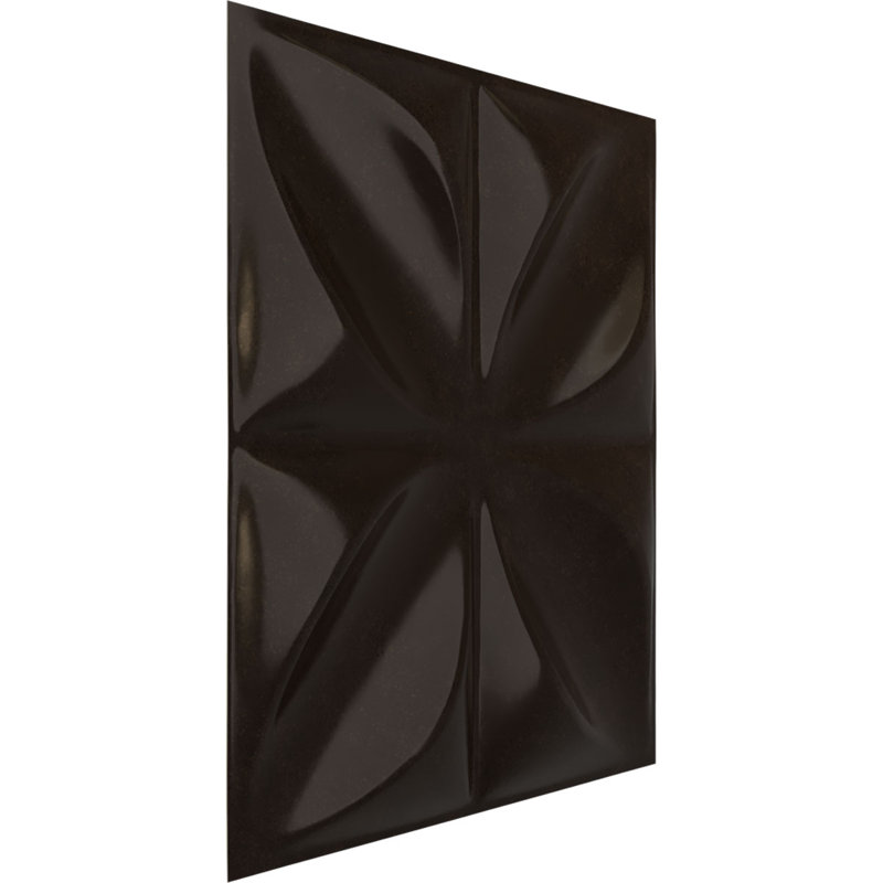 Panneau mural décoratif 3D 3D EnduraWall Alexa H 19 5/8 po x H 19 5/8 po (couvre 2,67 pieds carrés), Brume rustique