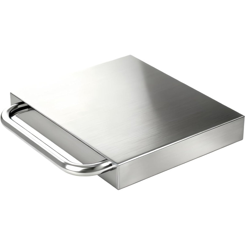 Tablette latérale universelle pliante pour les cuisines extérieures, poste de travail pliable en acier inoxydable de 23 po x 13 po 304, installation sans outil, surface de préparation antirouille pour îlots de barbecue