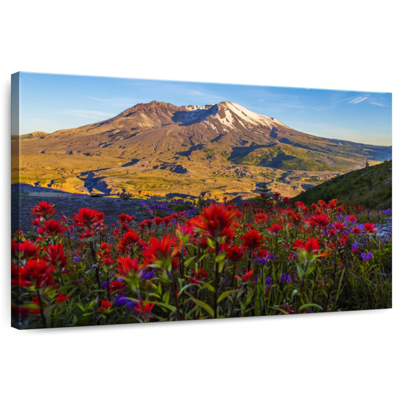 Alvord Mt. St. Helens du point de vue de Loowit, H 24 po x l 36 po