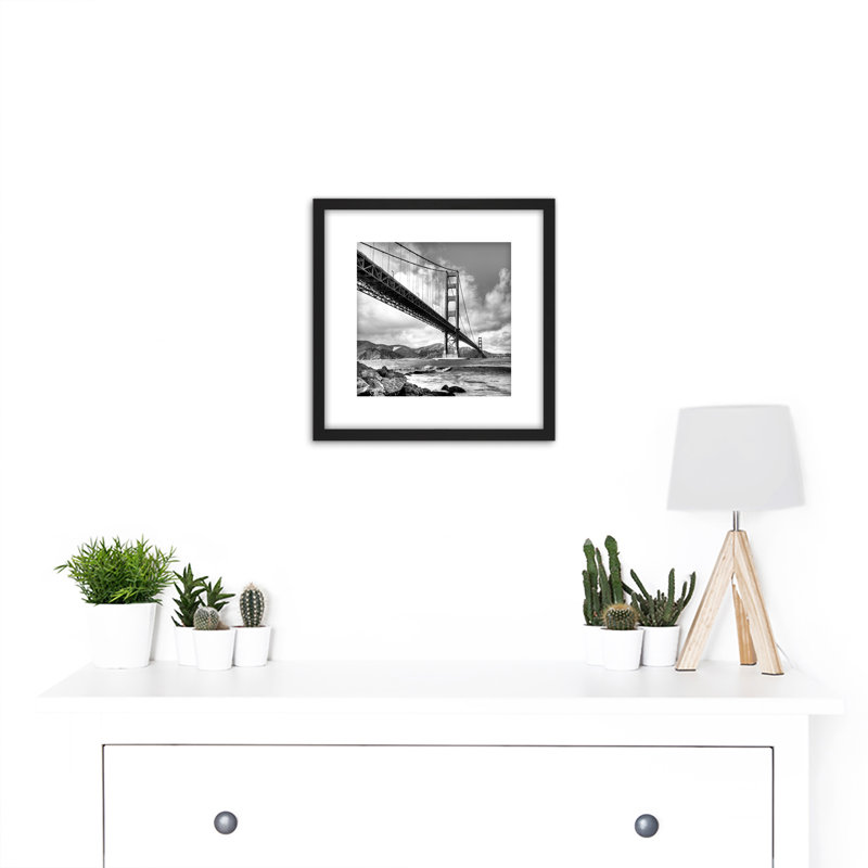 Almonroth Golden Gate Bridge San Francisco - Single Picture Frame Painting