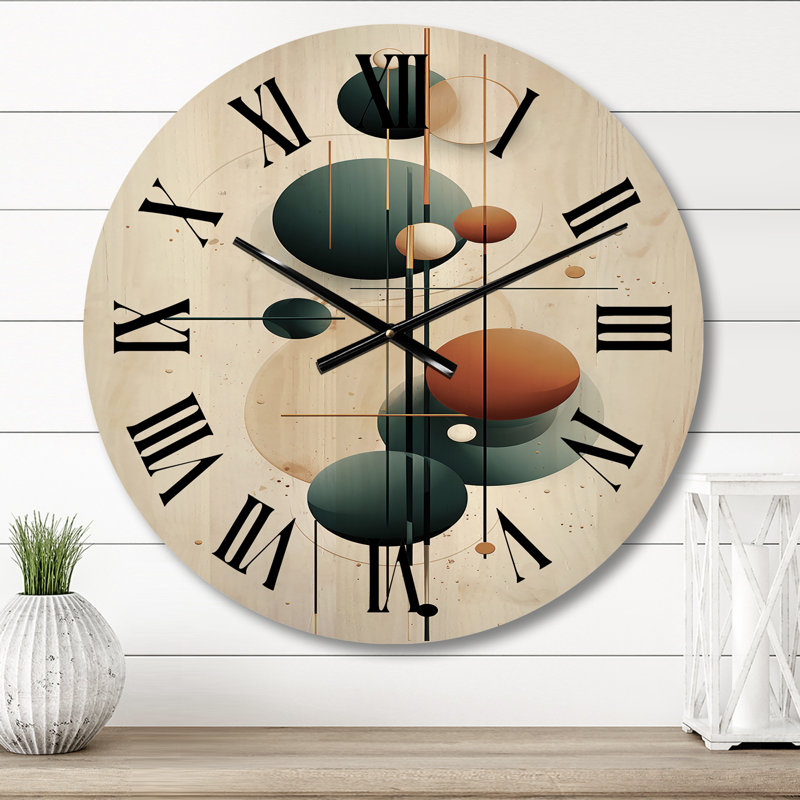 Horloge murale en bois surdimensionnée Sweet Sweet Serenity, Petit