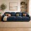 Canapé Gatton surdimensionné 4 places à effet nuage, canapé modulaire haut de gamme en chenille avec assise profonde et coussins en mousse haute résilience et ressorts, canapé de salon moderne avec coussins lombaires-1662380560