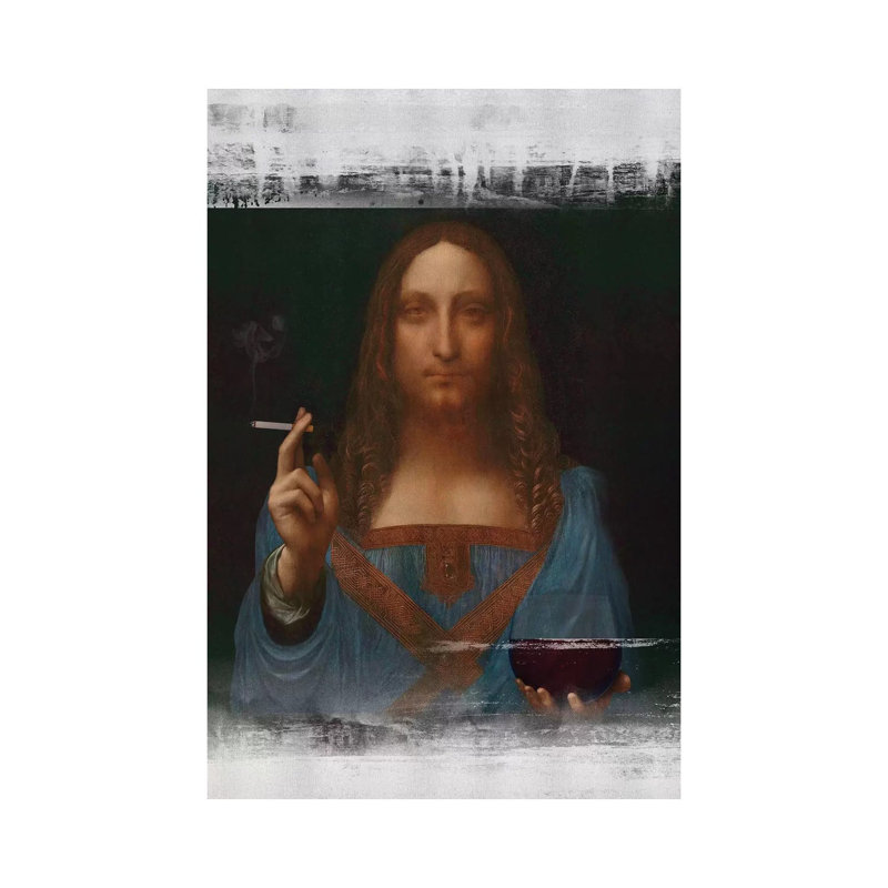 Christ Loves You by José Luis Guerrero - Wrapped Canvas Painting, 66.04 cm H x 45.72 cm W x 3.175 cm D