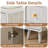 Narrow End Table With Charging Station-468179735