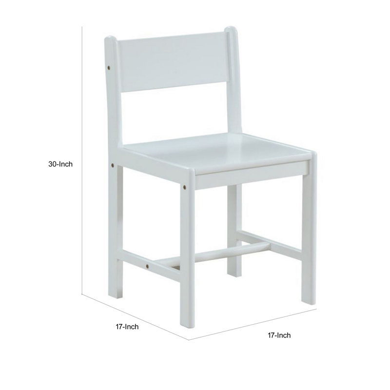 Chaise d'appoint en bois Aounika