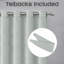 Aspire Homeware Linen 100% Blackout Curtain Pair for Hotel Style Bedroom Comfort-1901663662-1901663660