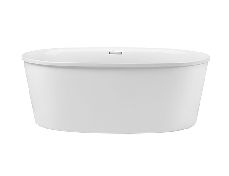 Adel 1 57.25" Freestanding Soaking Bathtub
