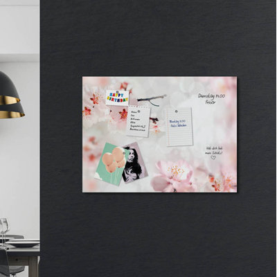 Magnetic Glass Photo Memo Board