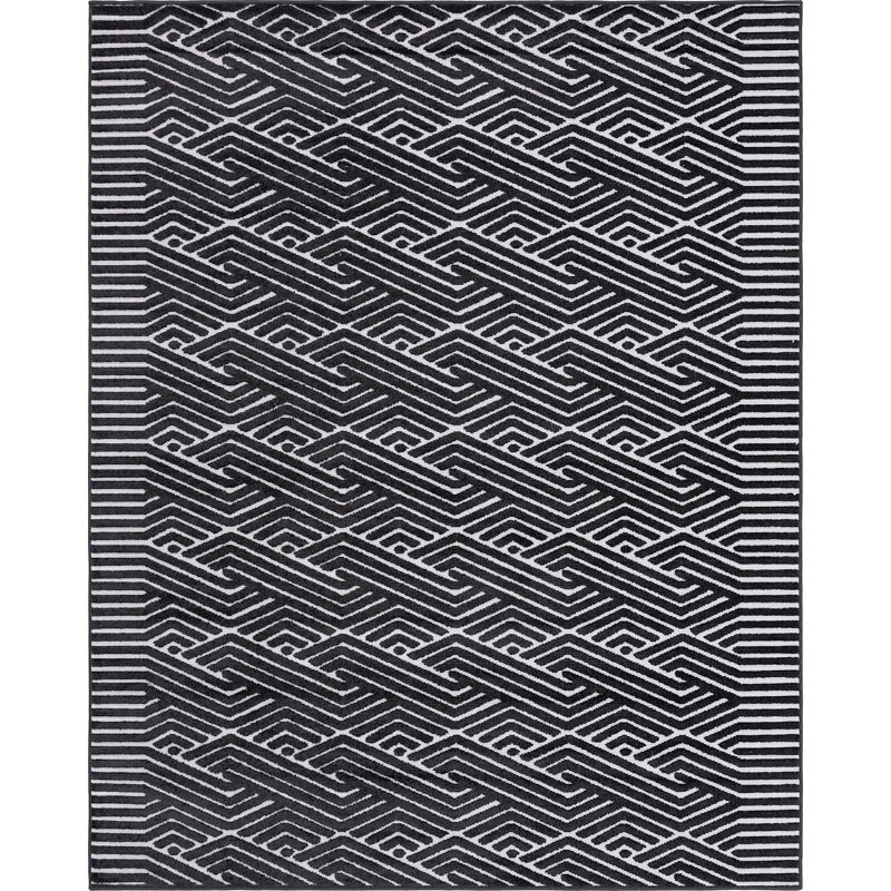 Couleur du tapis d'extérieur Claudia, Rectangle 8 pi x 10 pi