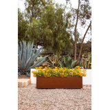 Corten Steel Series Long Box Planter