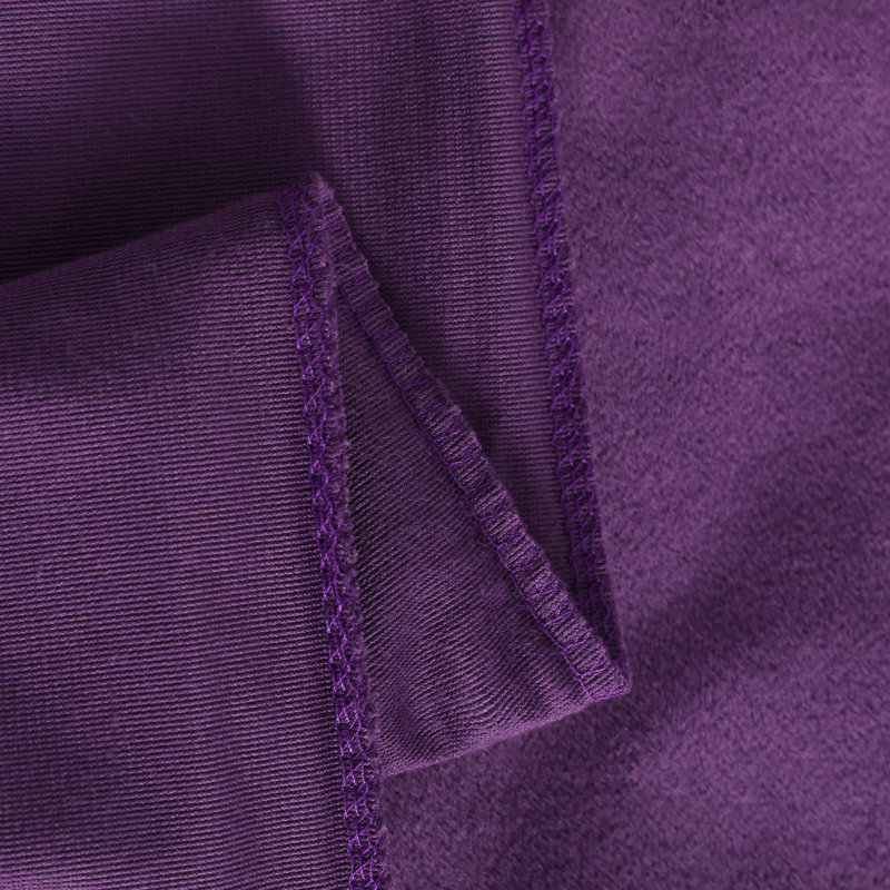 Ensemble de housse de couette 3 pièces, housse de couette en flanelle avec fermeture à glissière - NTBAY, Très grand, Mauve