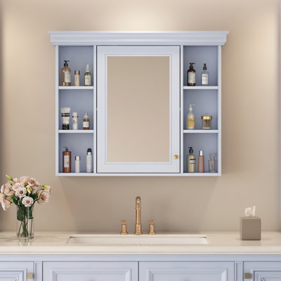 67.2 Inch Tall Bathroom Storage Cabinet with Tempered Glass Doors, Adjustable Shelves & Drawer – Modern Freestanding Linen Tower, Soft-Close Design