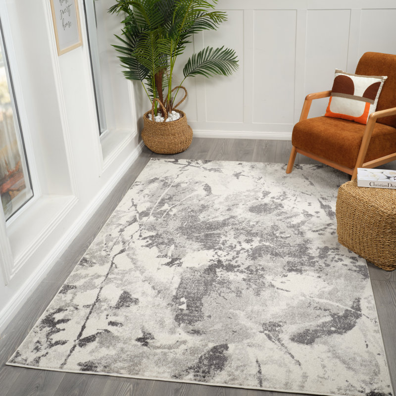 Tapis tissé à la machine Mackensy, Rectangle 8 pi 10 po x 11 pi 9 po