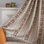 Rideau semi-transparent en polyester 2 panneaux Boho-684072772