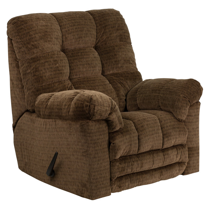 Upholstered Microfiber / Microsuede Recliner, Havanna