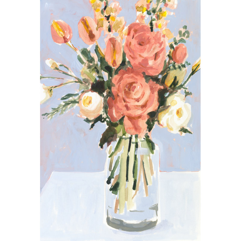 Undone Arrangement II by Victoria Borges - Painting, 91 cm H x 61 cm W, Wrapped Canvas