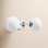 Jaina 2 Light Glass Dimmable Armed Sconce