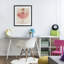 Impression de ballerine rose à motif floral sous verre, design by Creative Studio-1259058365-1259058364