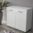 Two door Side Table-White