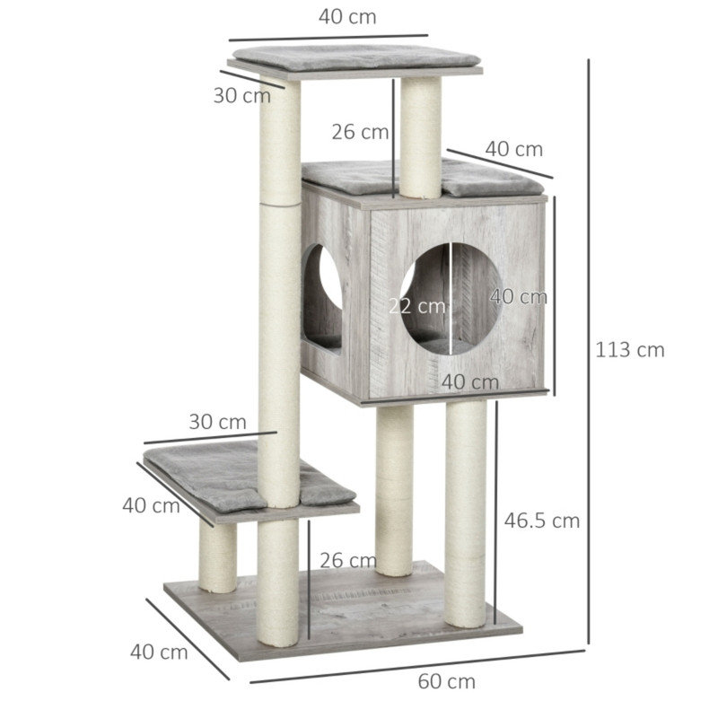 113 cm H Cat Tree / Condo