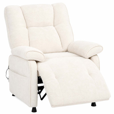 Upholstered Chenille Power Recliner