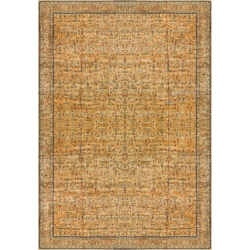 Agra Handmade Wool Floral Area Rug