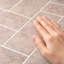  PVC Shower Panels Pack of 3 Light Beige Herringbone Waterproof Bathroom Wall Cladding 2400x1000x10mm