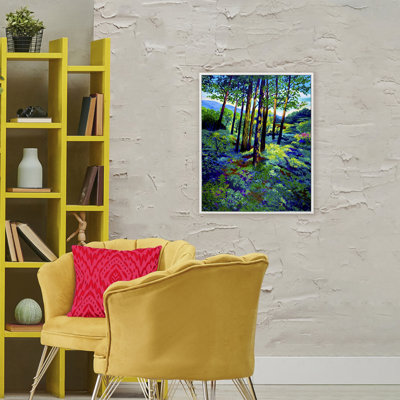 Giclée encadrée Blue Ridge Mountain Breezes, design par Lee Ann Zirbes