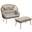 Cocona 2 Seat Standing Egg Chair-1550829428