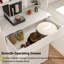 Buffet blanc avec garde-manger et bahut