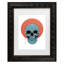 Art mural encadré - Décoration murale Balazs Solti «Blue Skull» avec cadre mat - Art du salon, de la cuisine et de la salle de bain - 16 x 20-130669655