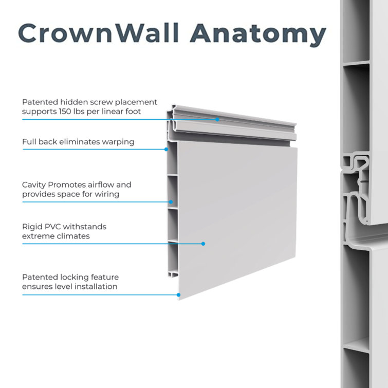 CrownWall 30 in. L x 13.5 in. W Slatwall Steel Wire Shoe Rack (2-Pack)