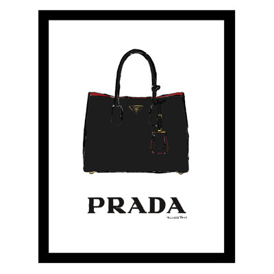 Impression encadrée de sac à main High Fashion Designer