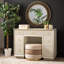Backler 7 Drawer Wooden Dressing Table, Bedroom Makeup Vanity Cosmetics Storage Dresser-95856660