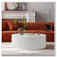 Table basse ronde avec relief fabriqué à la main-981242262