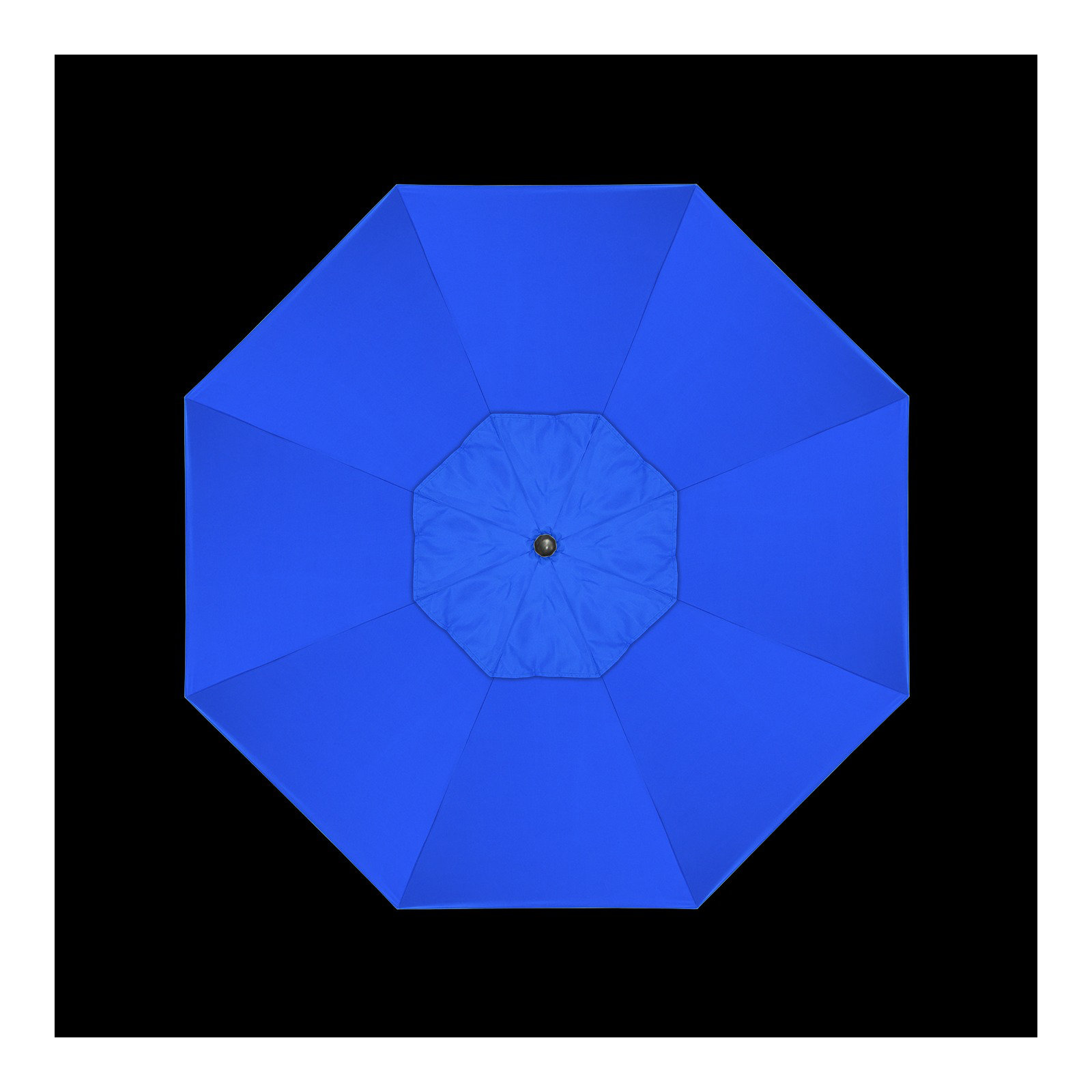 9' Market Sunbrella Umbrella, Canvas Pacific Blue Sunbrella® Canvas