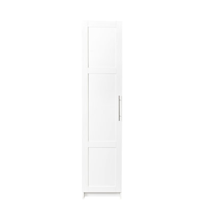 Stackable Wall Cabinet, White - 69.49" H For Extra Space 16.02" D X W Movable Doors & Easy Cleaning Cabinet In White, 16.02"d 16.02"w 69.49"h Expansive Storage Partitions To Clean