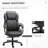 Executive Office Chair with Wide Seat, Computer Desk Chair with High Back Diamond Stitching