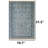 Azure Medallion Distressed Area Rug