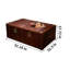 Table basse en similicuir