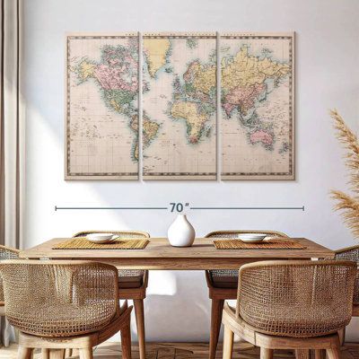 Aliaz Mercator Projection World Map