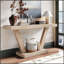 Banc de 60 pouces pour entrée en bois vieilli avec rangement à 2 niveaux en placage de bois massif, conception rustique large pour le couloir et le salon-718140364