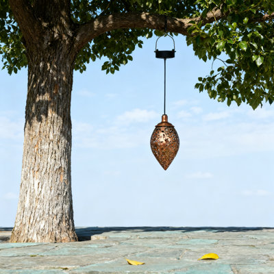 Solar-powered Water Drop Lamp