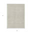 HomeRoots 5' X 8' Beige And Ivory Geometric Washable Indoor Outdoor Area Rug