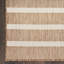 Tapis moderne ivoire en jute 2 pi 2 po x 12 pi Nourison Positano-726585120-726585125