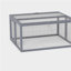Cage à lapin pliante avec portes verrouillables et piquets de sol