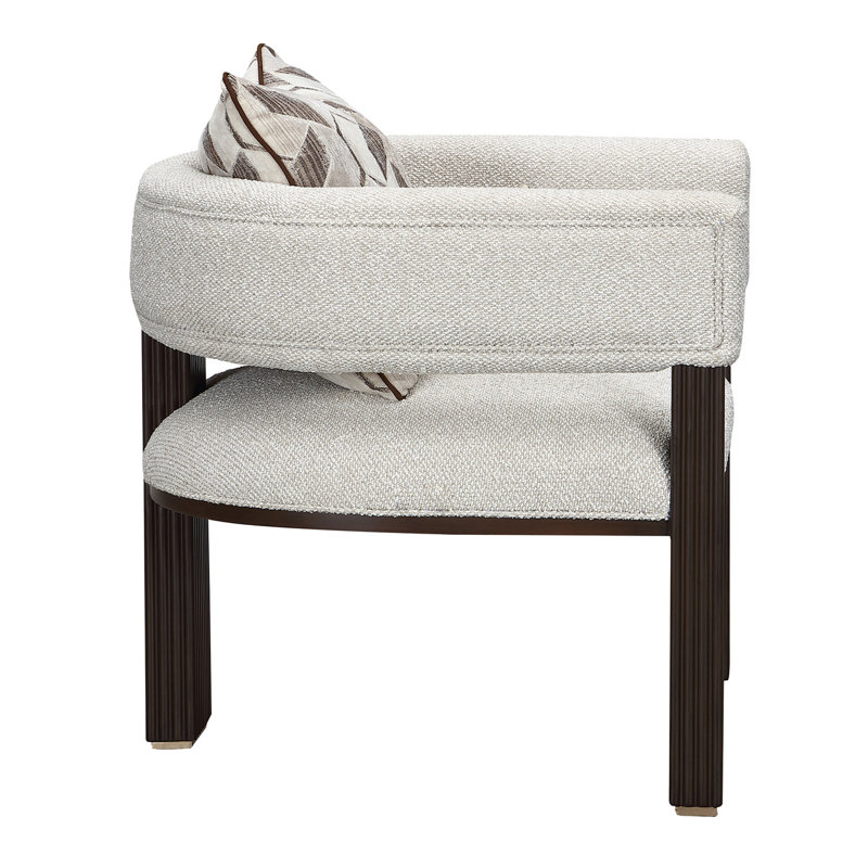 West Kensington Accent Chair, Espresso Wood