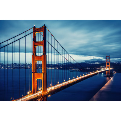 Golden Gtae Bridge - Wrapped Canvas Print